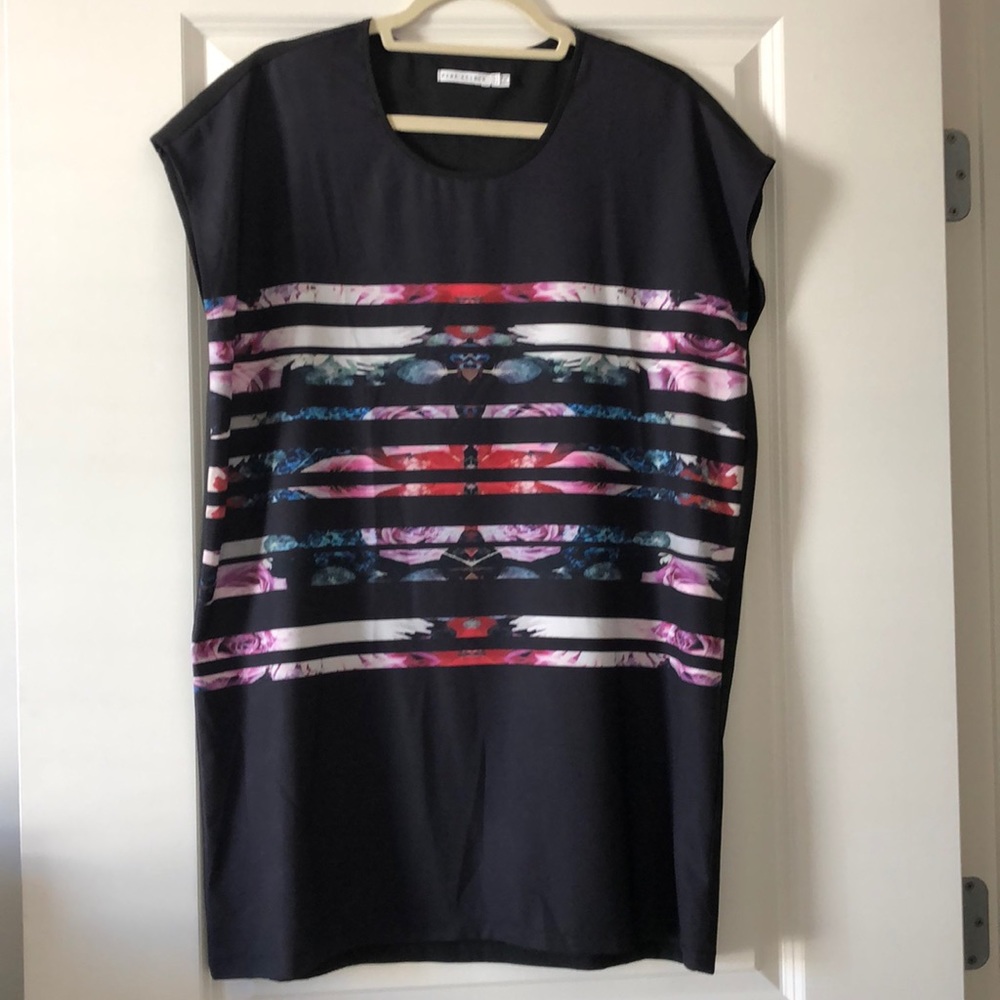 Pink Stitch Shift Dress